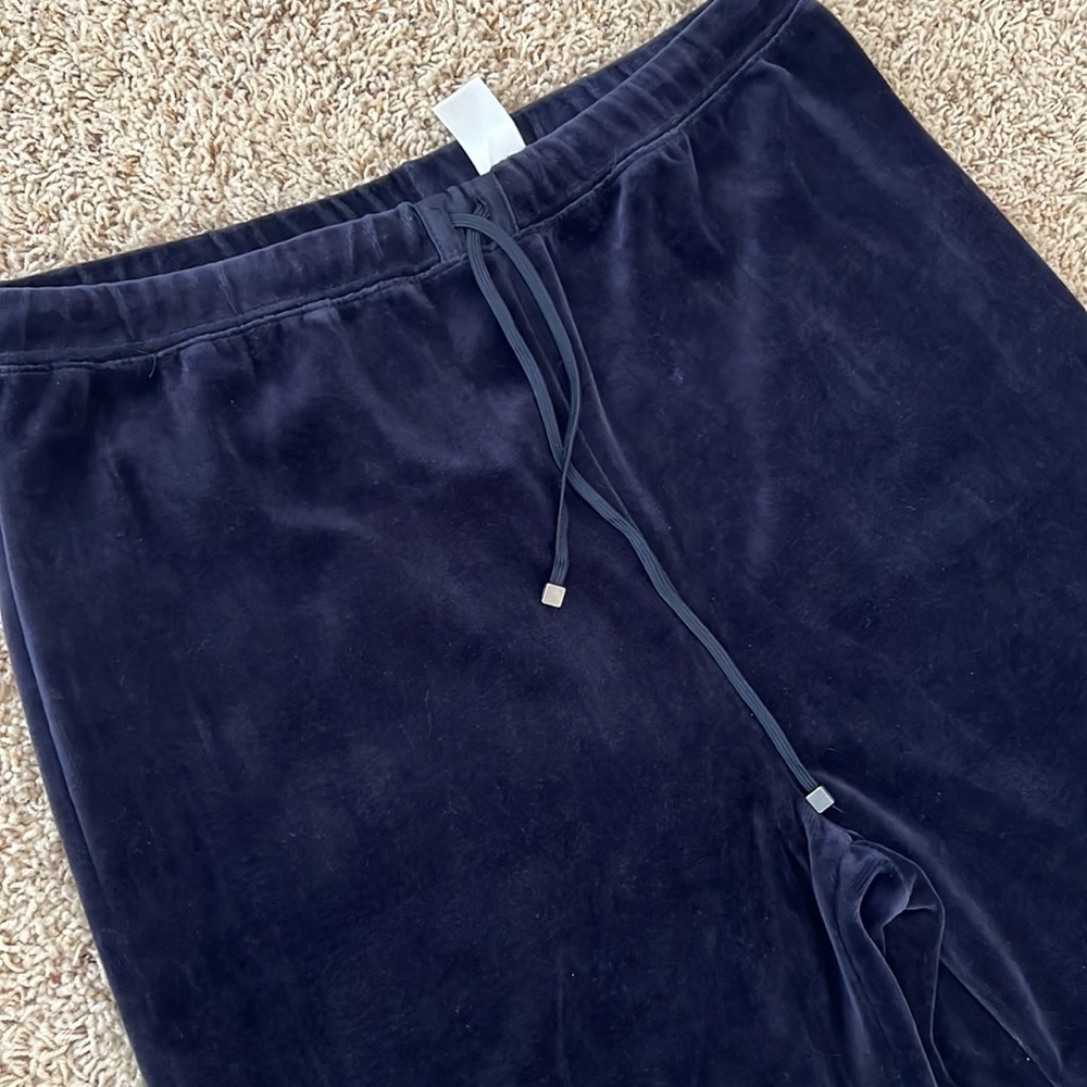 NWT Liz Claiborne Lizwear Navy Blue Lounge Pants (M) - Picture 4 of 6
